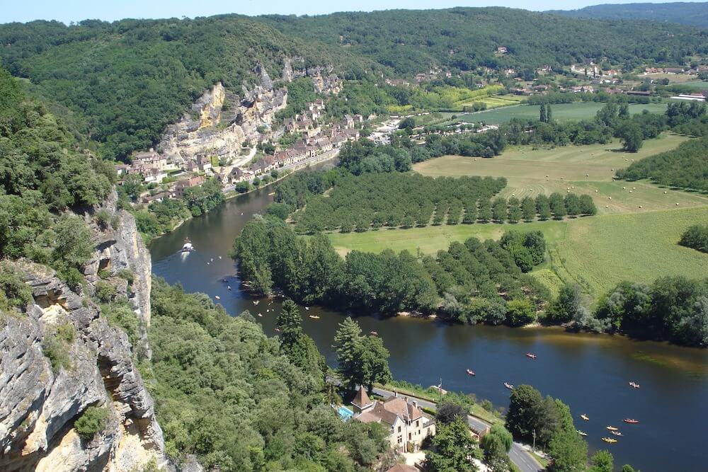 Descente en canoë de la vallée de la Dordogne